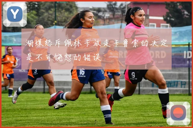 湖媒怒斥佩林卡放走卡鲁索的决定是不可饶恕的错误